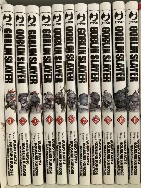 GOBLIN SLAYER volumi 1-2-3-4-5-6-7-8-9-10-11 ed. j-pop manga