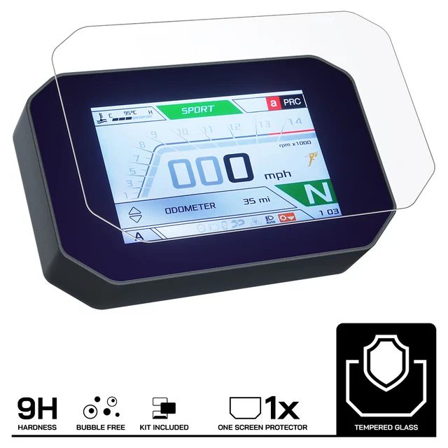BMW C400GT CONNECTIVITY Vetro Temperato Cruscotto Proteggi Schermo Anti-Riflesso