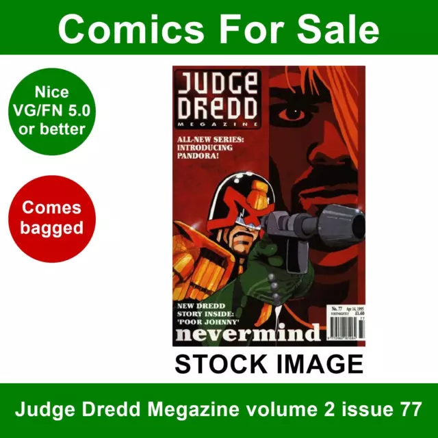 Judge Dredd Megazine volume 2 issue 77 comic - Nice (VG/FN) - 1995