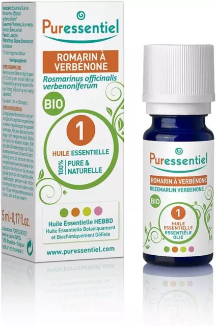 Puressentiel - Huile Essentielle Romarin À Verbénone - Bio - 100% Pure Et Nature