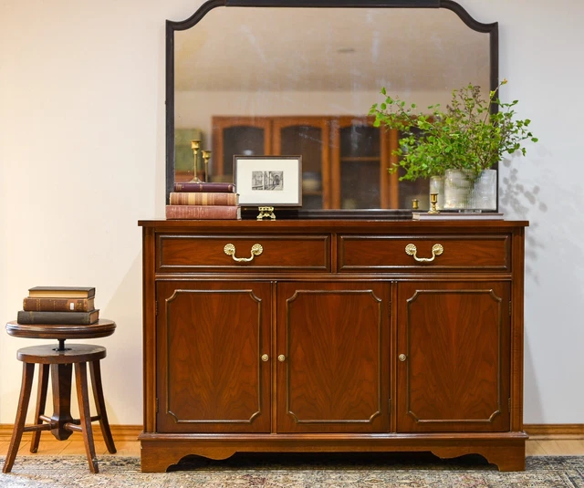 Vintage Walnut Buffet | Credenza | Sideboard | Knechtel Quality Furniture