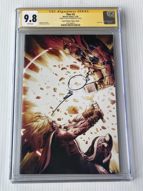 Walt Simonson Signed Autograph Thor 3 Beta Ray Bill Cover Marvel Comic CGC 9.8 B