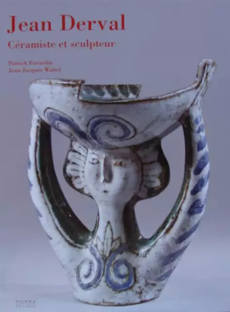 LIVRE/BOOK : JEAN DERVAL céramiste et sculpteur céramique années 50,60,vallauris