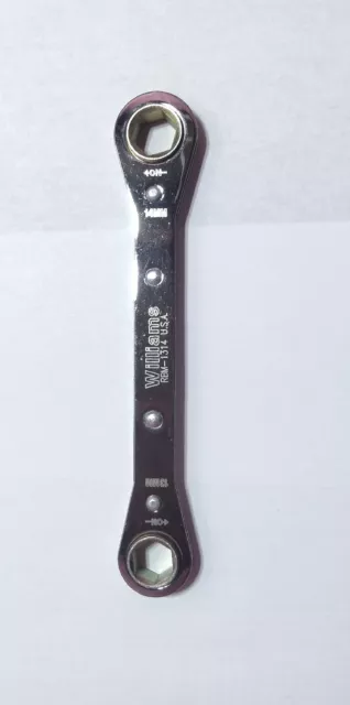 Williams USA RBM-1314 13mm x 14mm Double Box End Ratcheting Metric Wrench 6 Pt Williams USA RBM-1314 13mm x 14mm Double Box End Ratcheting Metric Wrench 6 Pt