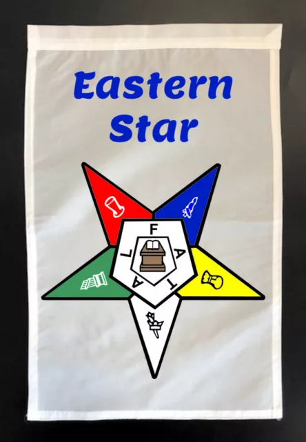 Order of the Eastern Star Garden Flag - Version 2