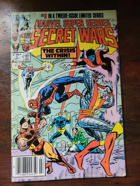 Marvel Super-Heroes Secret Wars #3 (Jul 1984) Newsstand, Volcana Titania