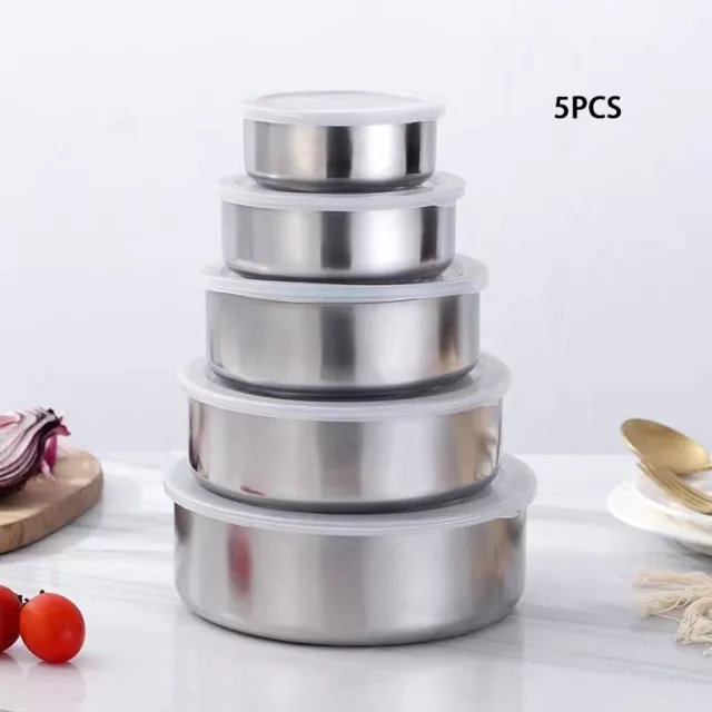 Food Storage Container Stainless Steel Multifunctional Lightweight With Lid