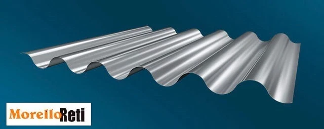 LAMIERA ZINCATA PER COPERTURA 0,40 MM 2000MM X 900 MM - COPERTURA