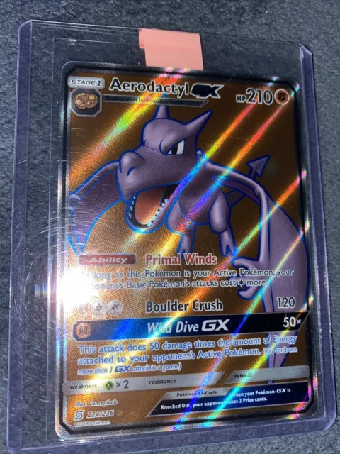 Card Aerodactyl-GX 224/236 da coleção Unified Minds