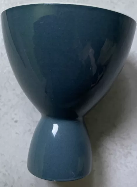 Vintage Poole Pottery Goblet Tableware Twintone Vase Blue