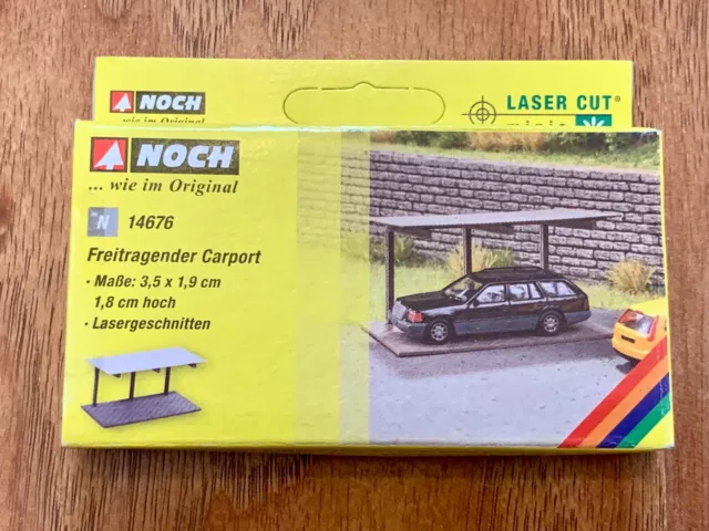 Noch 14676 N Gauge Freitragender/Carport Laser Cut Mini