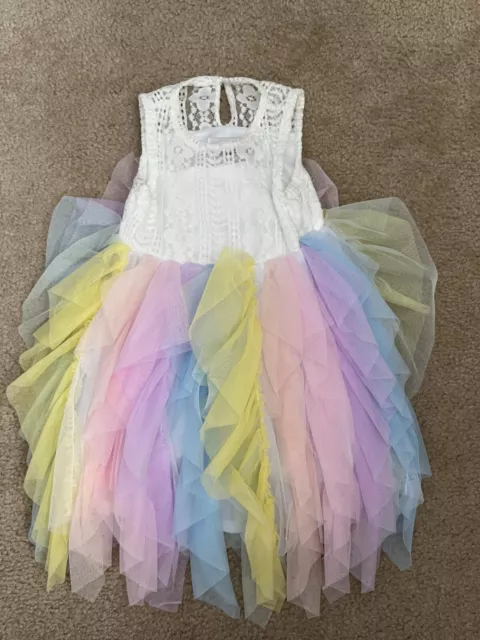 Rare Editions Rainbow Dress Toddler Girls - Size 3T - New w/o Tags