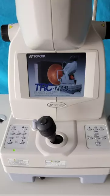 Topcon TRC-NW8 Non-Mydriatic Fundus Digital Retinal Camera & Power Table!