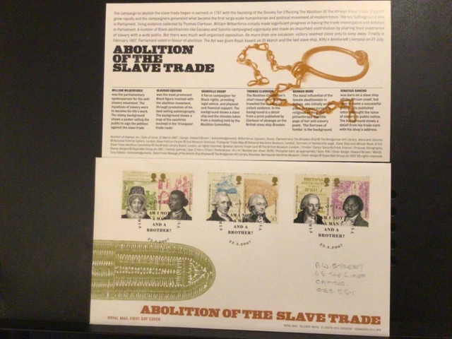 GB FDC 2007- Abolition of the slave trade