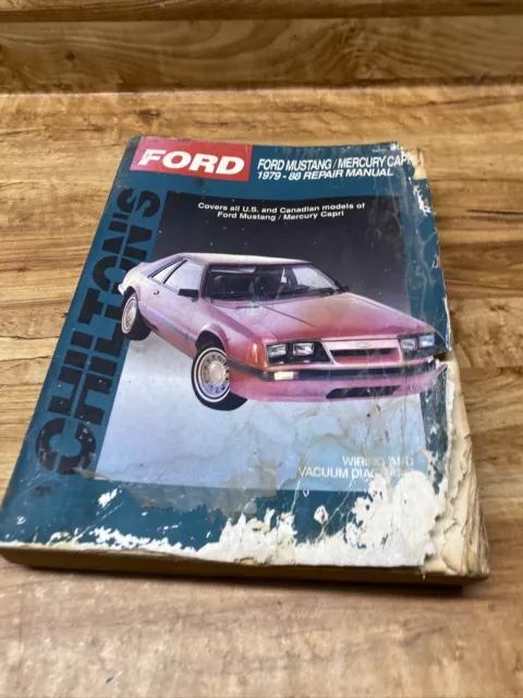 Chilton's Ford Mustang 1994 Repair Service Manual 26608 Wiring Diagrams