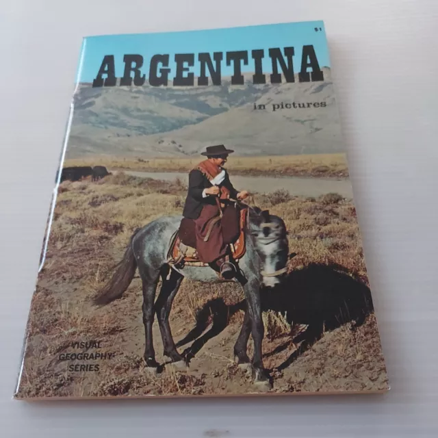 1967, Argentina In Pictures, Visual Geography Series, Paperback Booklet