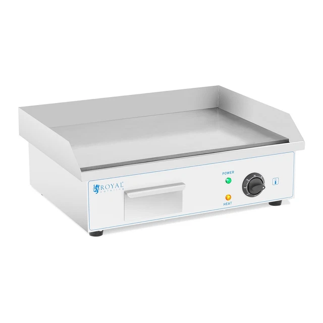 Plancha Électrique Professionnelle Plaque De Cuisson Lisse En Fer 55x35x1cm 3kW