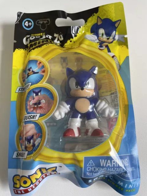 2022 Heroes of Goo Jit Zu Sonic the Hedgehog Classic Gold Stretch Sonic NEW