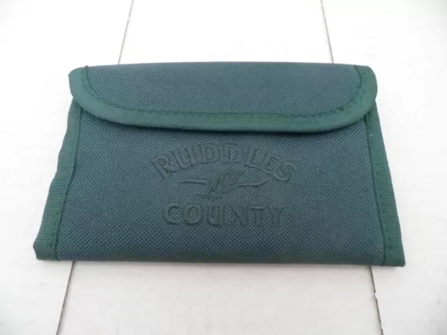 Ruddles County Beer Canvas Material Mens Wallet. New Old Stock.