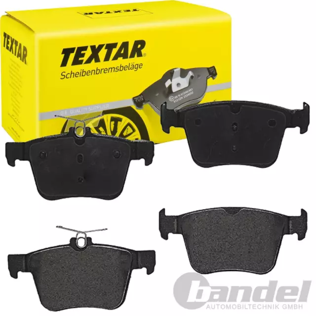 TEXTAR BREMSBELÄGE HINTEN für AUDI A3 Q3 TT VW GOLF 7 TIGUAN PASSAT SEAT SKODA