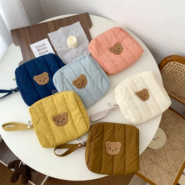 Polyester Zipper Bear Stroller Hanging Bag Storage Bag Handbag Baby Diaper Bag