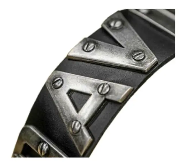 Harley-Davidson Men's Belt, Metal H-D Font, Black Leather Belt HDMBT10636 3