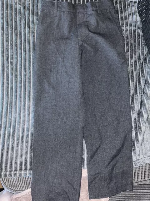 Boys grey school trousers age 6-7 years