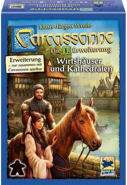 Carcassonne - Wirtshäuser und Kathedralen - 1. Erweiterung Familienspiel