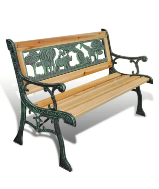 Banc De Jardin En Métal Sans Dossier – 150 Cm, 2-3 Places – Fer Robuste, Revêtement Imperméable – Pour Terrasse, Parc, Cour - 3