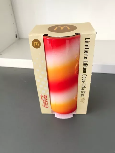 Coca Cola Glas 2021 von Mc Donalds 50 Jahre  limitiert Neu Ovp