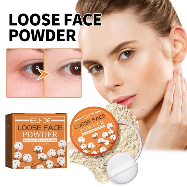 Polvere Olio Cosmetico Controllo Trucco Viso Fondazione Spostamento Losso Polvere