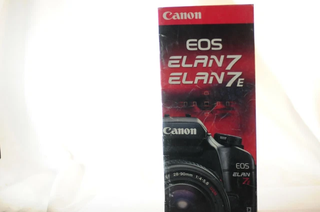 Canon EOS Elan 7 7E dealers brochure from 90's