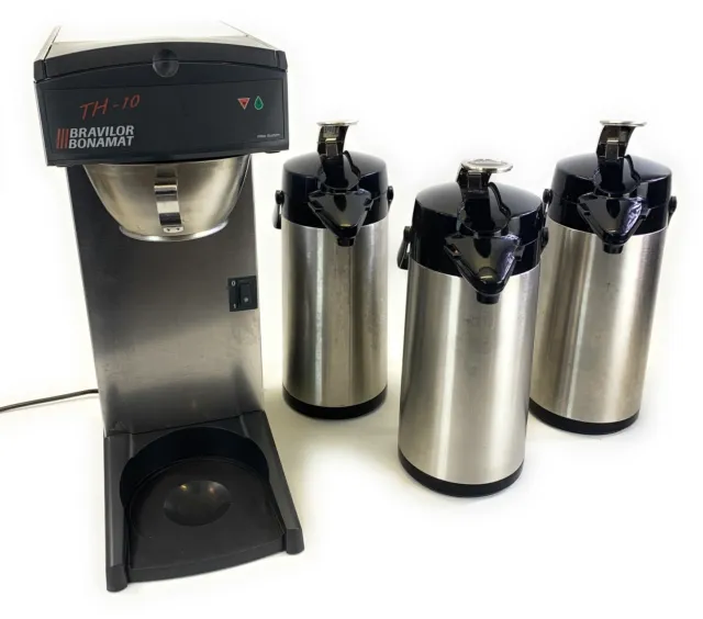 Bravior Bonamat TH10 Gastro Filter Kaffeemaschine Mengenbrüher 3x Pumpkanne 2,2l