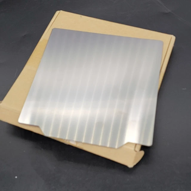 16 Gauge Stainless Steel #8 Brushed Finish 304 Sheet Plate 6" x 6" Adhesive back