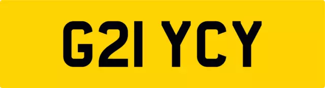 Grace Gracey Gracy Theme Private Car Number Plate Graces Neat Old G Reg G21 Ycy