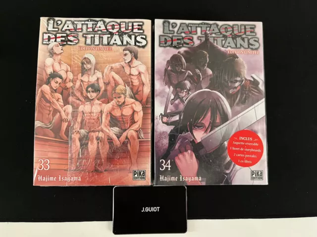 L’attaque des Titans Tome 34 - Edition Limitée (Collector SNK T.34) - Neuf [FR]