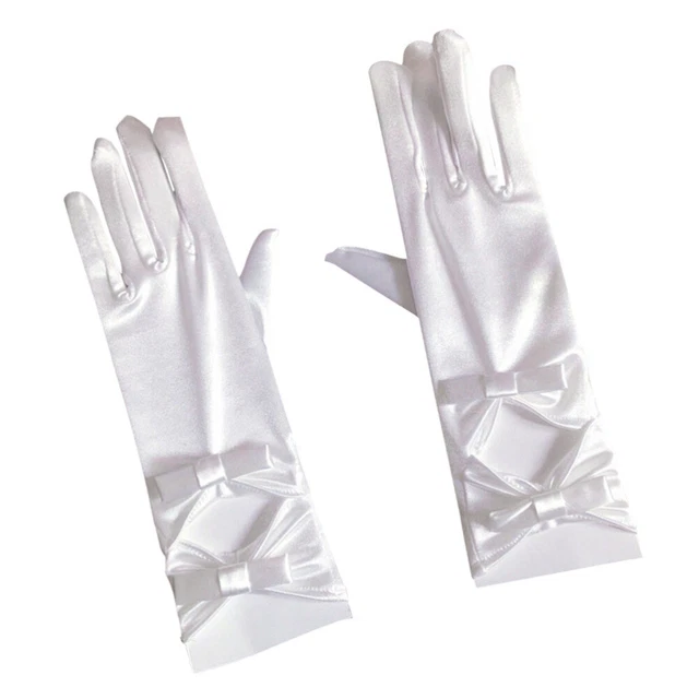 Guanto da banchetto pugno in raso per la sposa corto signorina