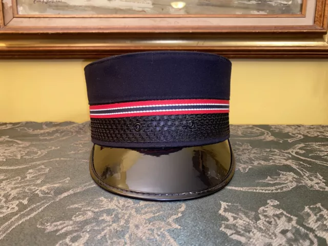 Vintage Long Island Rail Road LIRR Long Island RR Conductor's Hat Cap