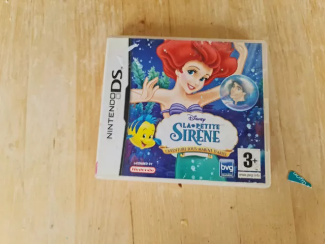 Jeu La petite Sirene Disney Nintendo DS en Boite