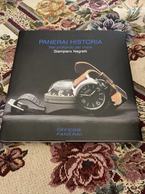 Book Libro OFFICINE PANERAI Panerai Historia-Nel Profondo Del Mare Ed Italiana