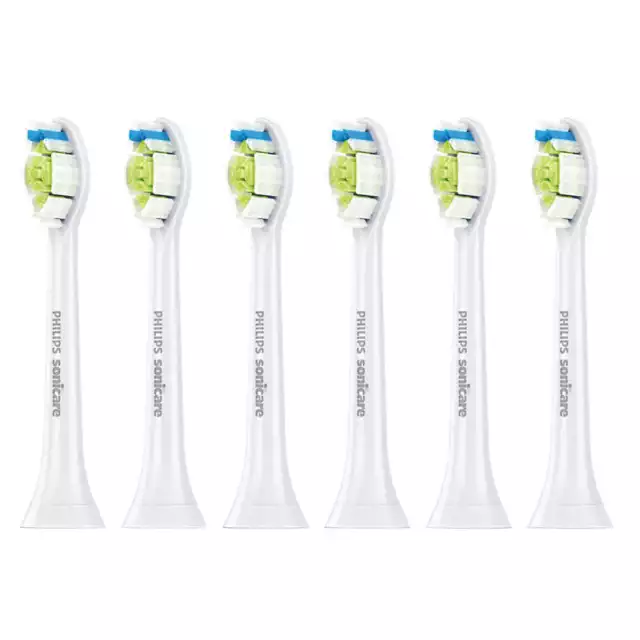 6x Genuine Philips Sonicare Optimal White Electric Toothbrush Replacement Heads