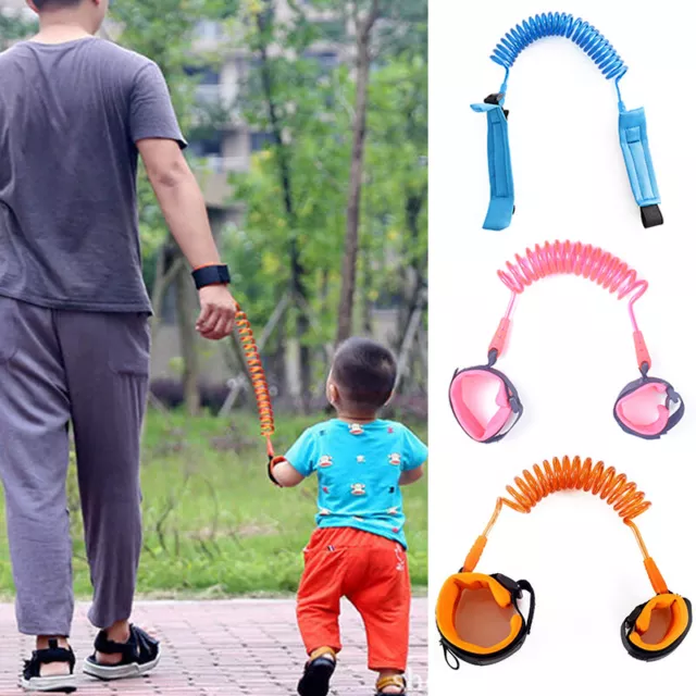 Anti-Loss Strap Wrist Link Hand Harness Leash band Safety Toddlers Child Kid CA