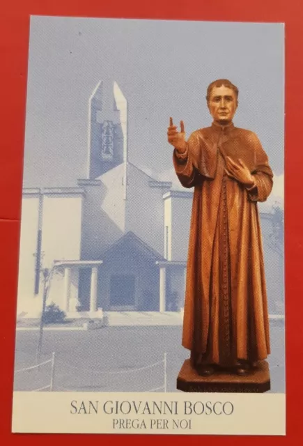 Santino SAN DON BOSCO Patrono dei Salesiani HOLY CARD Venerato in Ravenna Santino SAN DON BOSCO Patrono dei Salesiani HOLY CARD Venerato in Ravenna