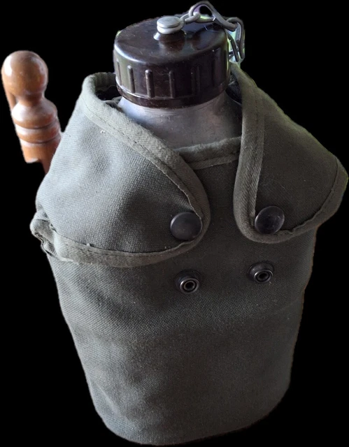 Gourde Militaire Vintage - US Army 1951 - Armée Belge - Occasion