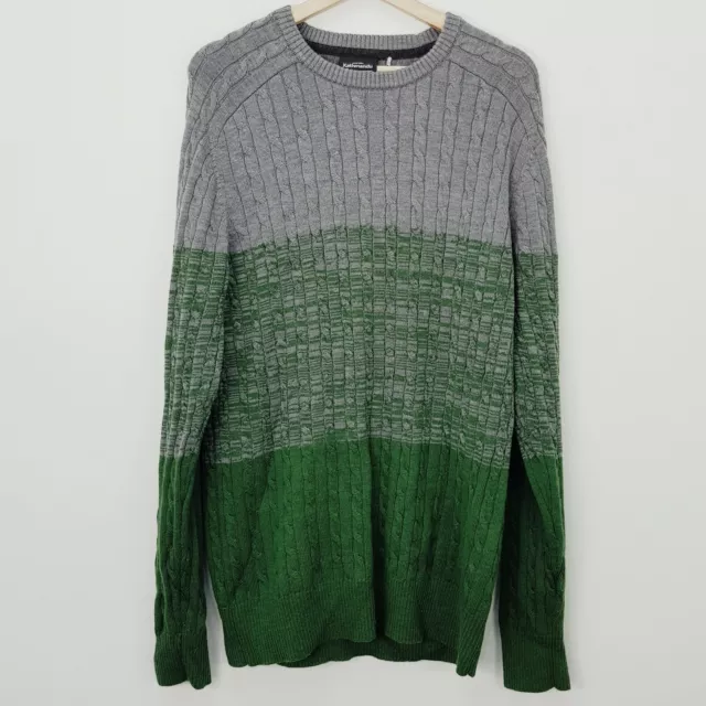 KATHMANDU Mens Size XL Merino Wool Knit Sweater Jumper