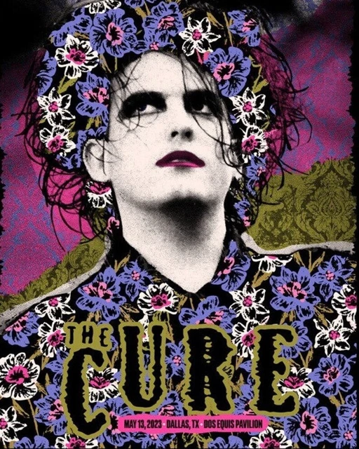 Custom The Cure New Orleans LA Tour 2023 Poster