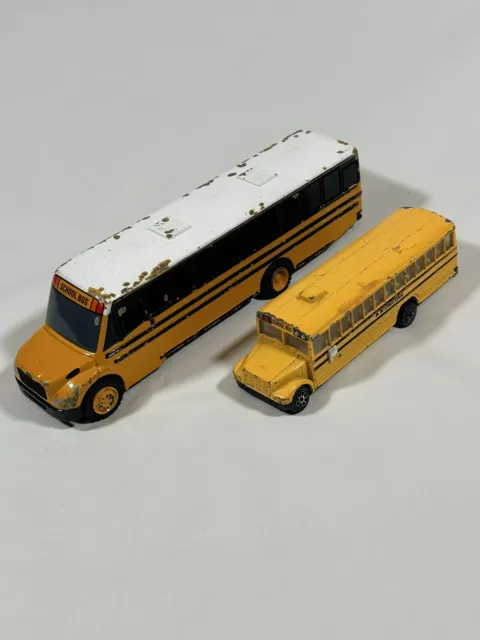 Thomas Built School Bus Saf-T-Liner C2 1/54 Scale Diecast Model 7 ¾" Long BONUS
