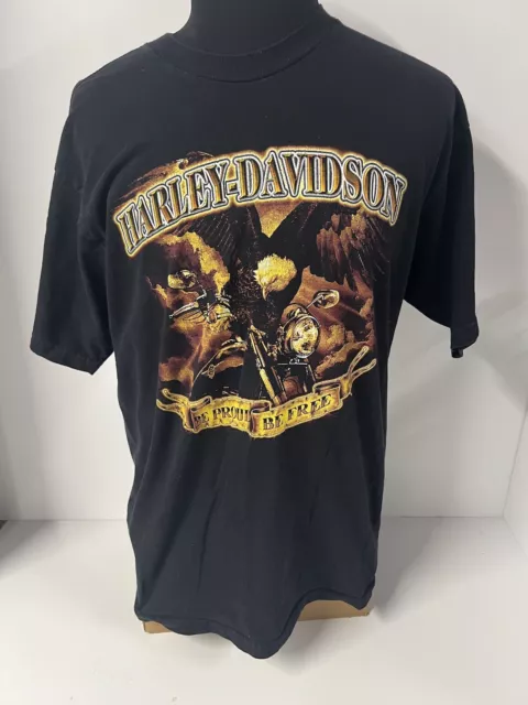 vintage harley davidson t shirt Black XL US Import EC Nassau Bahamas