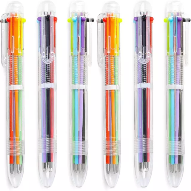 Multifunctional six-in-one ballpoint pen, stylus, fashion multicolor pen,  creative ballpoint pen