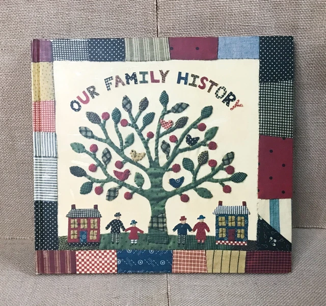 Hallmark Our Family History Book Genealogy Record Keeping Country Plaid Cover
